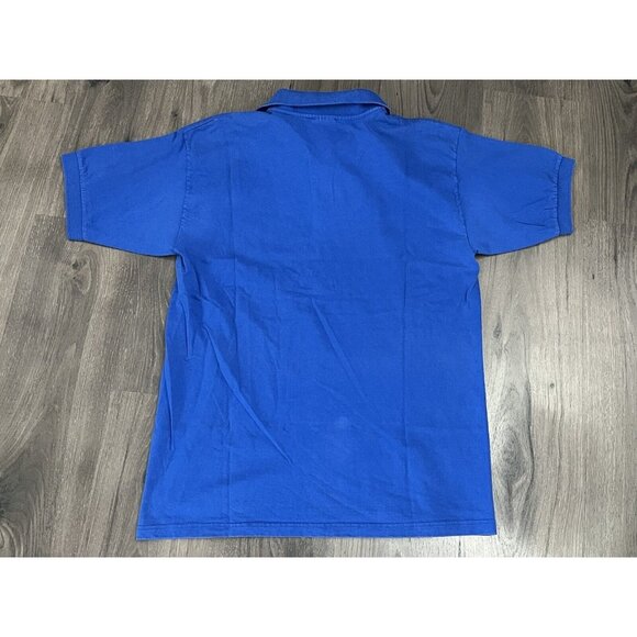 Teenie Beanie Babies 1999 Embroidered Blue Polo Shirt Size Large McDonalds - Picture 10 of 10